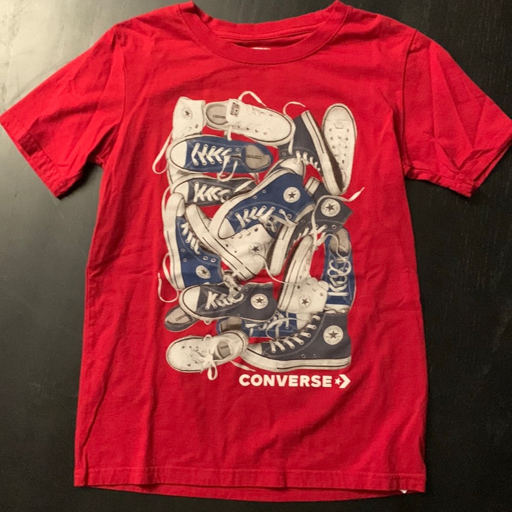 Converse t shirt red size M